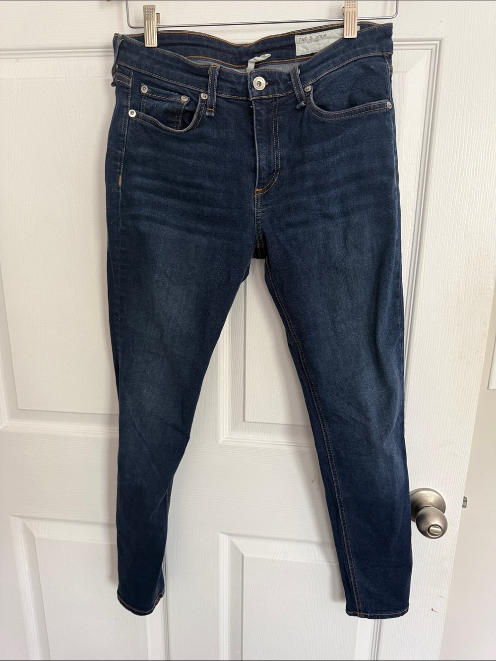 rag & bone Dark Indigo Skinny Jeans